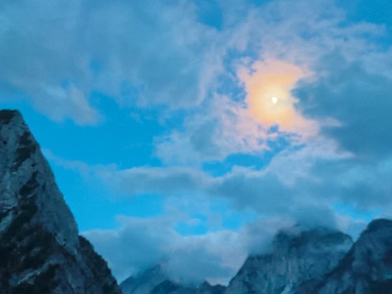 Dawn at Niti Nalley, Uttarakhand